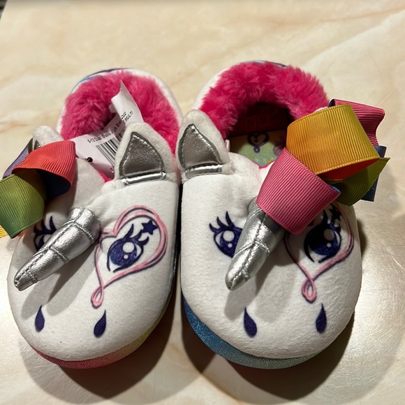 Kids Slipper Socks Jojo Siwa Fuzzy Babba Slipper Socks Girls NWT